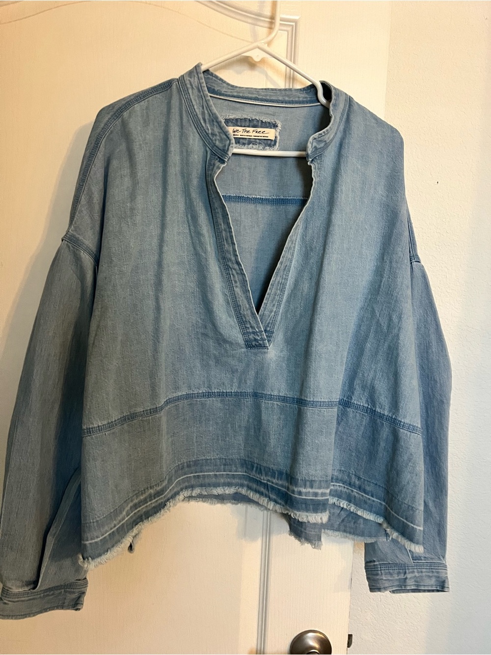 We The Free Jude Denim Pullover